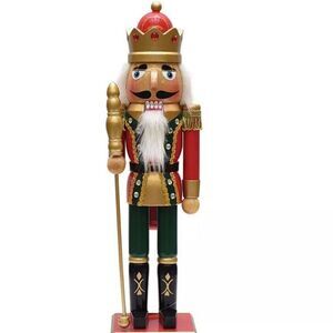 Christmas Nutcracker King with Sceptre